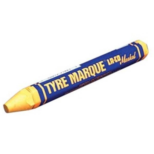 Markal Markal 434-51421 Tyre Marque Rubber Marking Crayons; Yellow 434-51421